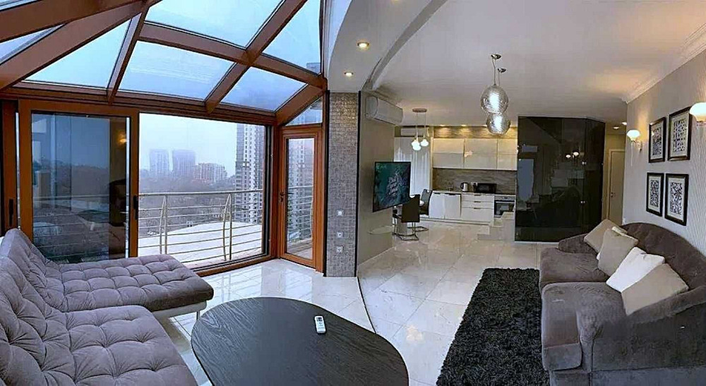 Видовая двухуровневая квартира-пентхаус с 2 спальнями у парка Победы! Одеса - зображення 4