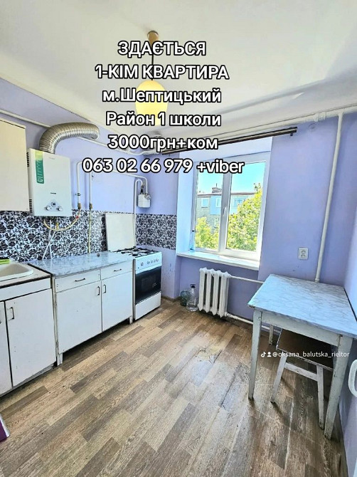 Здам 1-кімнатну квартиру, з меблями  - изображение 1