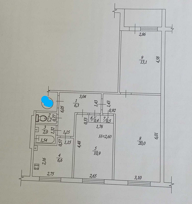 Продам 3к  квартиру Салтовка (403606) Харьков - изображение 8