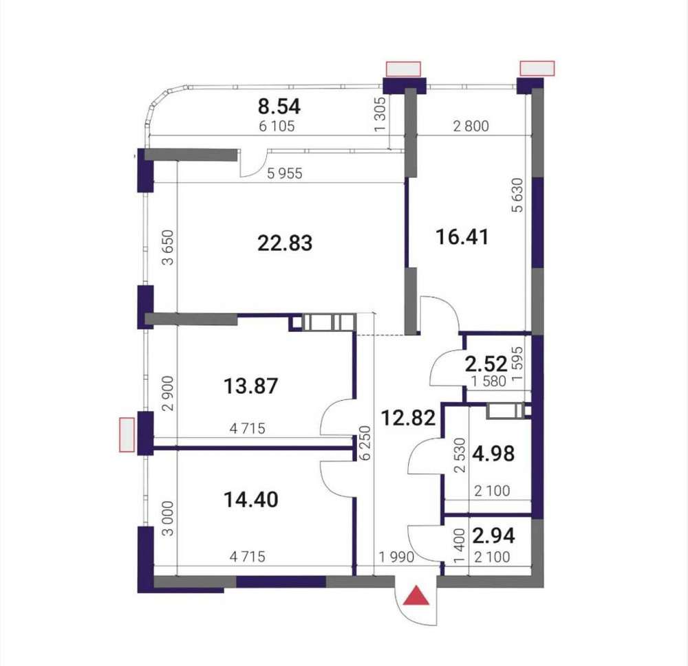 3к. Велика квартира з видом на Дніпро. ЖК Great. Позняки. Осокорки Киев - изображение 5