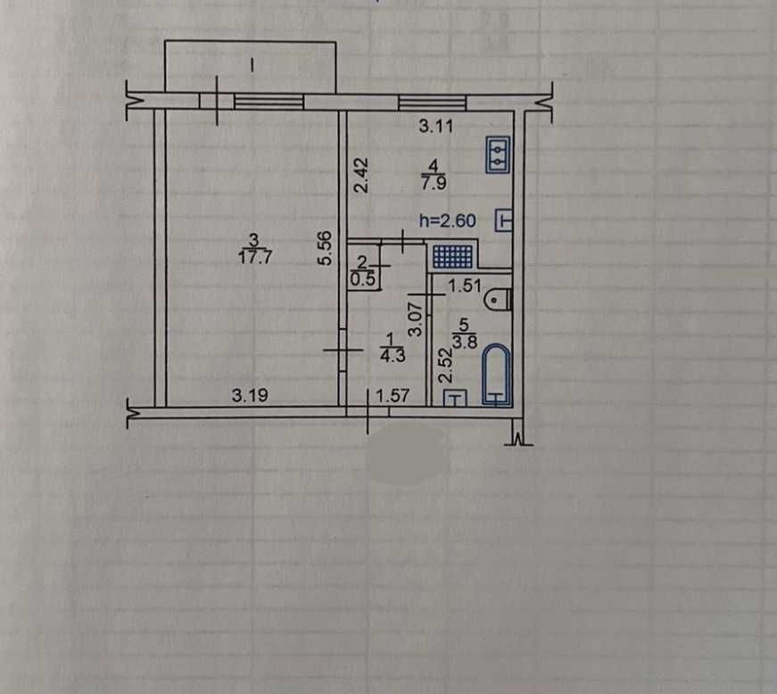 Продам 1 кімн. квартиру на Власівці. 4/5 пан будинку. 10000 Власівка - зображення 1