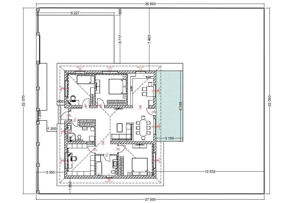 Сучасний функціональний одноповерховий будинок у Лісовій Бучі Буча - зображення 5