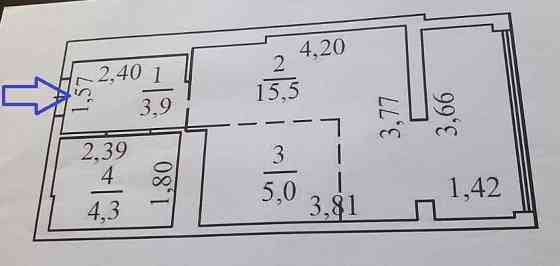 Квартира-студія з панорамною лоджією у зданому ЖК на Таїрова Одесса