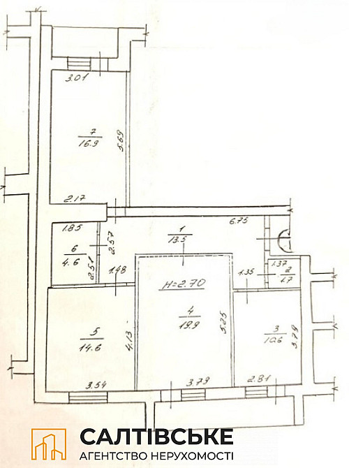 ЕЛ-0696 Продам 3К квартиру 85м2 в новострое на Салтовке Харьков - изображение 7