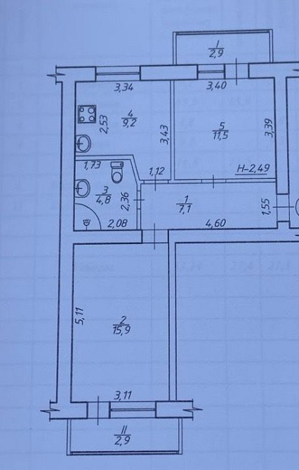 2к квартира  в р-н вул. Троїцька. Сумы - изображение 1