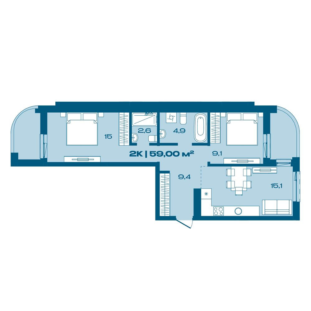 Продаж видової 2к квартири на Каскаді Івано-Франківськ - зображення 1