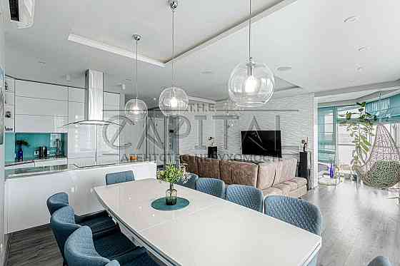 Оренда дизайнерської квартири, ЖК Зарічний, з видом на Дніпро,Славутич Киев