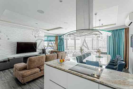 Оренда дизайнерської квартири, ЖК Зарічний, з видом на Дніпро,Славутич Киев