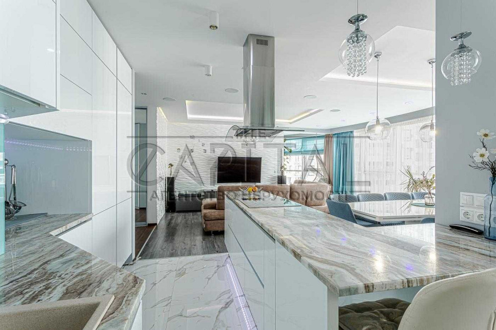 Оренда дизайнерської квартири, ЖК Зарічний, з видом на Дніпро,Славутич Киев - изображение 8