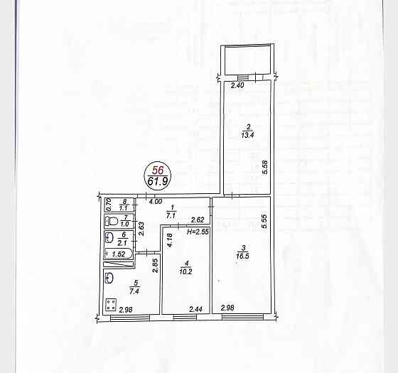 Квартира 3к.вул.європейська,13.центр,без комісії р Вишневое