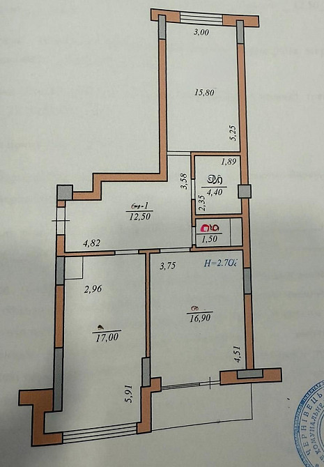 Продаж двокімнатної квартири Чернівці - зображення 8