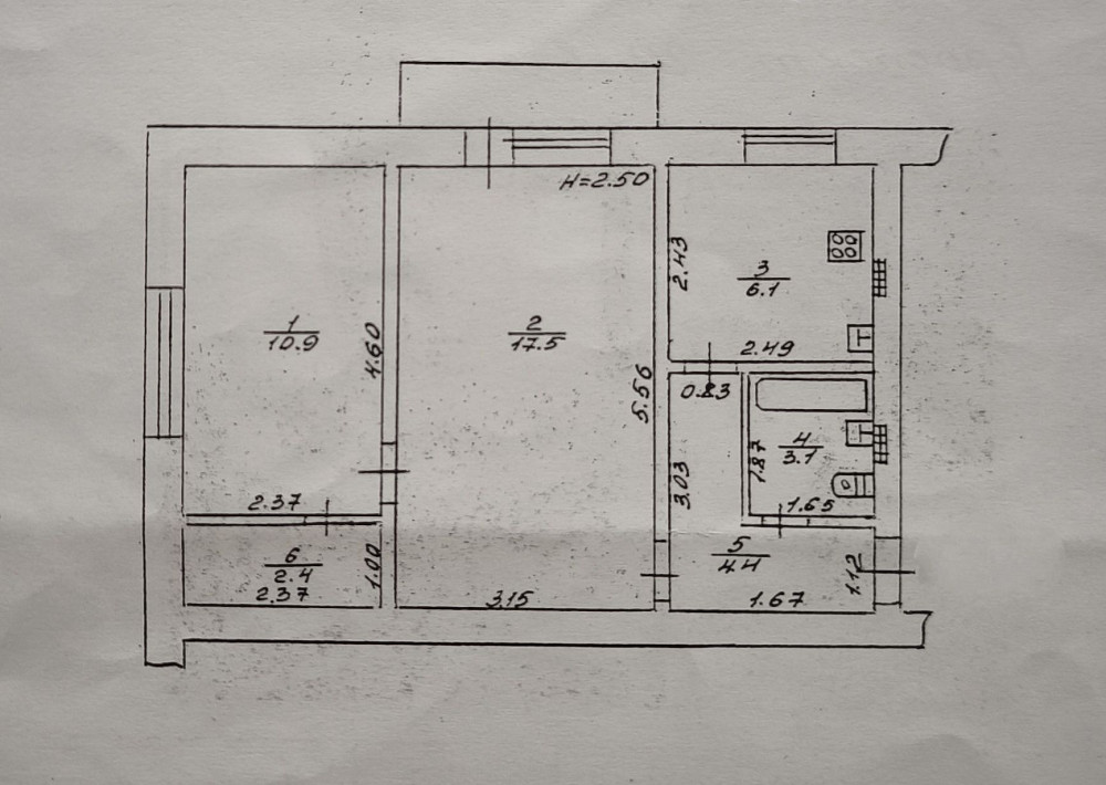 Проспект Шевченко/Ботанический. 0% комиссии. 2-шка с местом на стоянке Odesa - photo 3