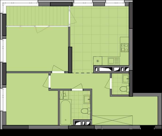Продаж двокімнатної, ЖК Діброва Парк, вул.В.Некрасова 10 Київ - зображення 7