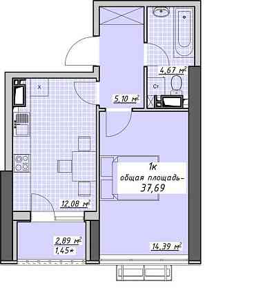 1ком квартира в ЖК Атмосфера лучшая по цене !!Секция сдана Одесса
