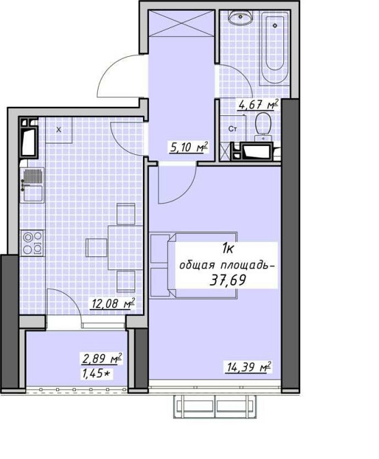 1ком квартира в ЖК Атмосфера лучшая по цене !!Секция сдана Одесса - изображение 6