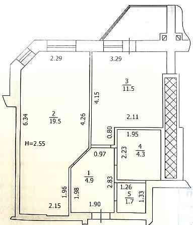 Породаж 1 кімн 45,1 кв.м ЖК Святопетрівський, вул. Теплична 38, Торг Святопетрівське (Києво-Свят.р-н)