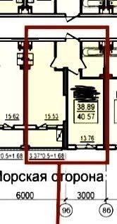 ЖК Посейдон. Прямой вид моря!  Рядом море. 7 этаж. 41 м Одесса - изображение 2