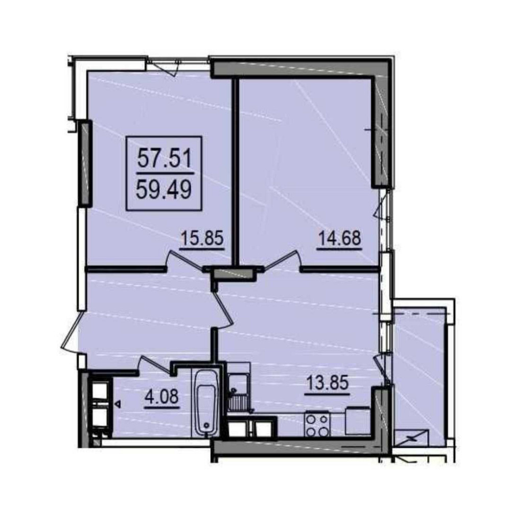 Продажа 2-х комн. у моря! ЖК Посейдон.16 Фонтана. Золотой Берег. Одесса - изображение 3