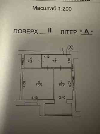 1 кімнатна  квартира  2 поверх 9 поверх. будинку мкрн Северний Николаев