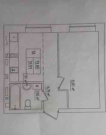 Продається 1-кімнатна квартира в новобудові Ровно