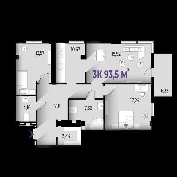 Простора 3к квартира біля озера та парку Івано-Франківськ - зображення 5