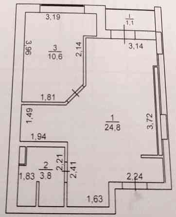 Светлая 1 комн.квартира в ЖК Клаб Марин 2 возле моря Одесса