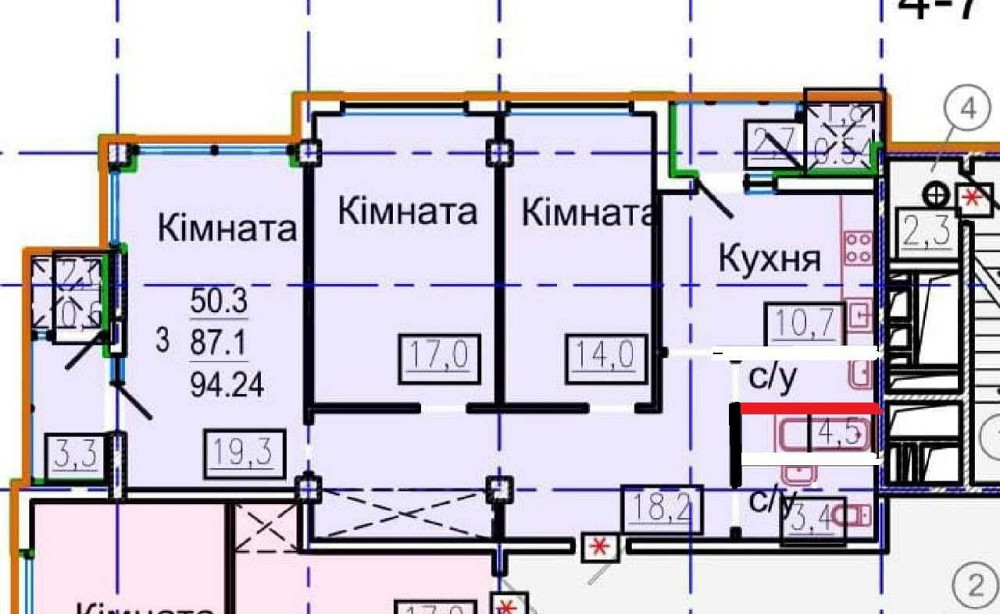 ЖК Авиационная, ШАТИЛОВКА Продам 3 комн. квартиру 96м2 БИЗНЕС-КЛАСС AB Харьков - изображение 1