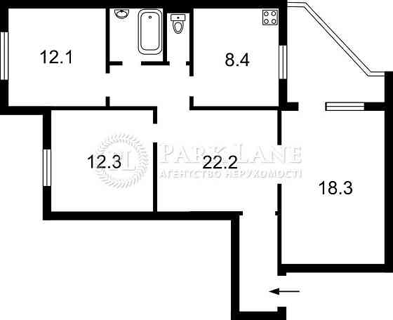 Червоної Калини просп. Маяковского 89, АППС! 3к квартира 81м2 Троещина Київ