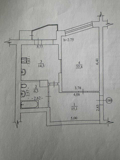 1к квартира 61.3 м² | ЖК Стародарницкий | Харьковское шоссе 17А Київ - зображення 2