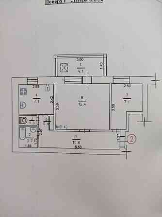 Продам квартиру центр Ніжина  індивідуальне опаленням двокімнатну Ніжин