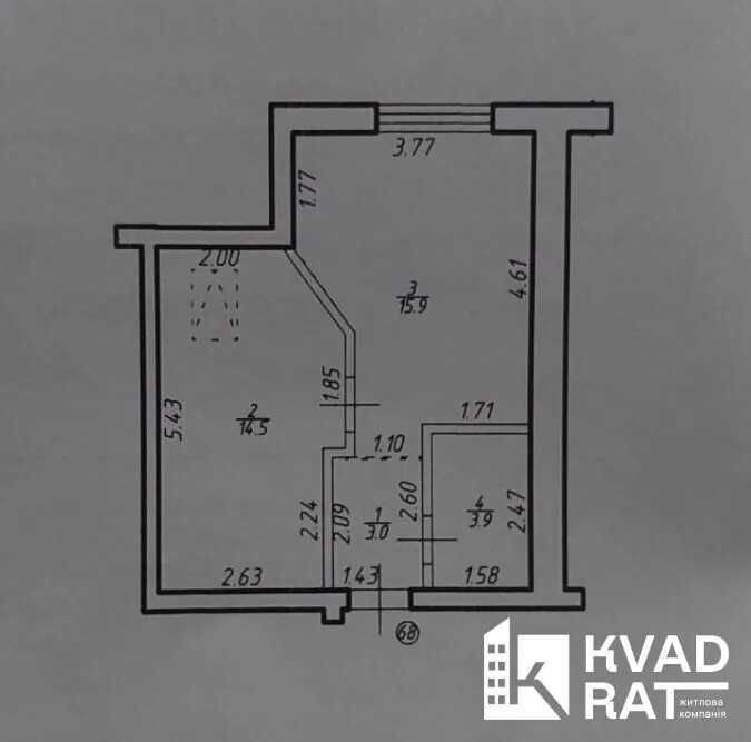 Простора 1-кім квартира з ремонтом в центрі! Обжитий будинок Ивано-Франковск - изображение 2