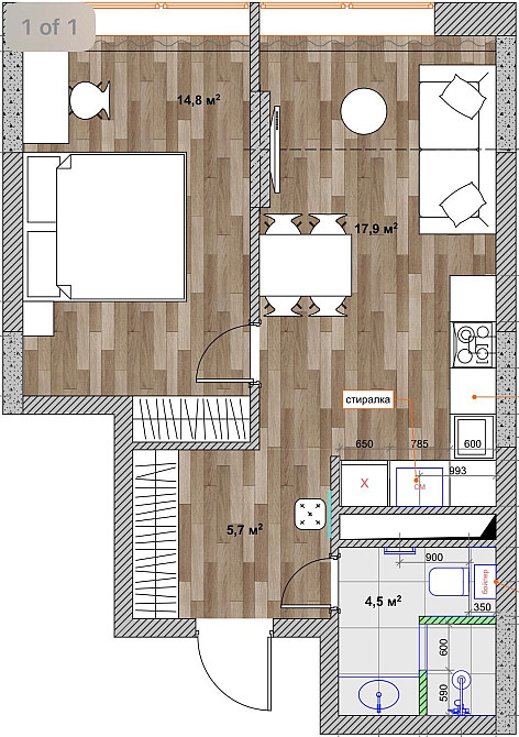 ЖК Варшавський 2 продаж 1к Київ - зображення 3