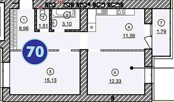 Продаж готової 2к квартири 58 м.кв. РОЗСТРОЧКА Киев