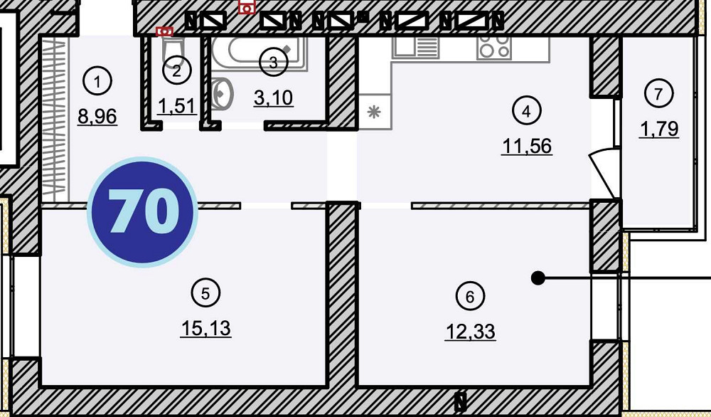 Продаж готової 2к квартири 58 м.кв. РОЗСТРОЧКА Киев - изображение 1