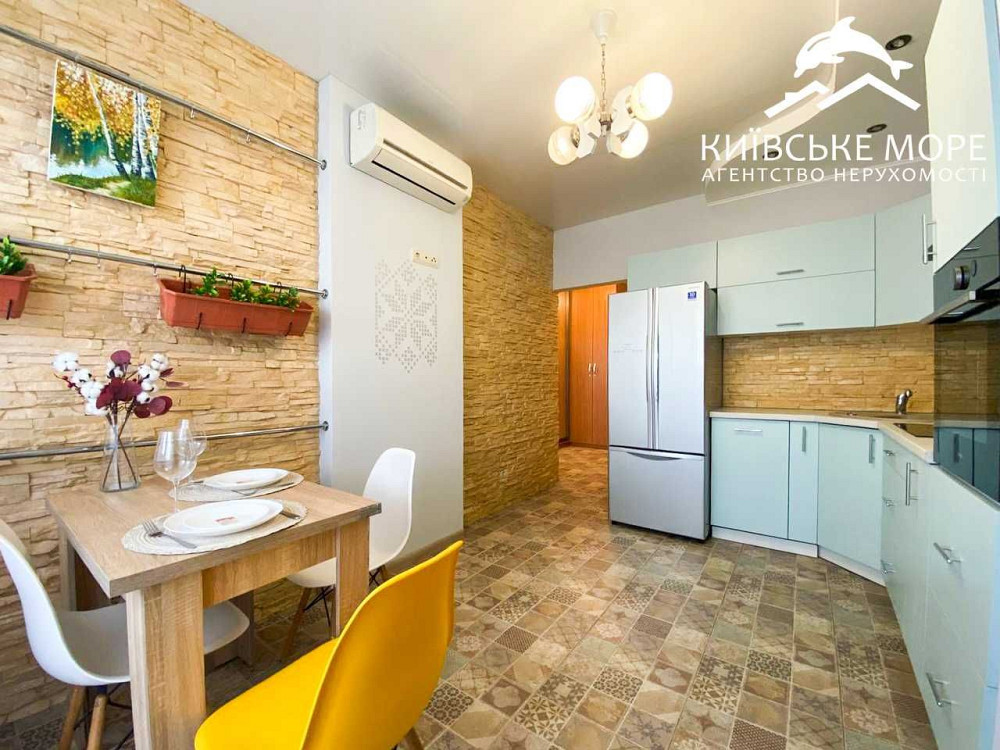 Без %, 1к квартира, 48 м2, ЖК Паркові Озера, Воскресенська 14Е Киев - изображение 1