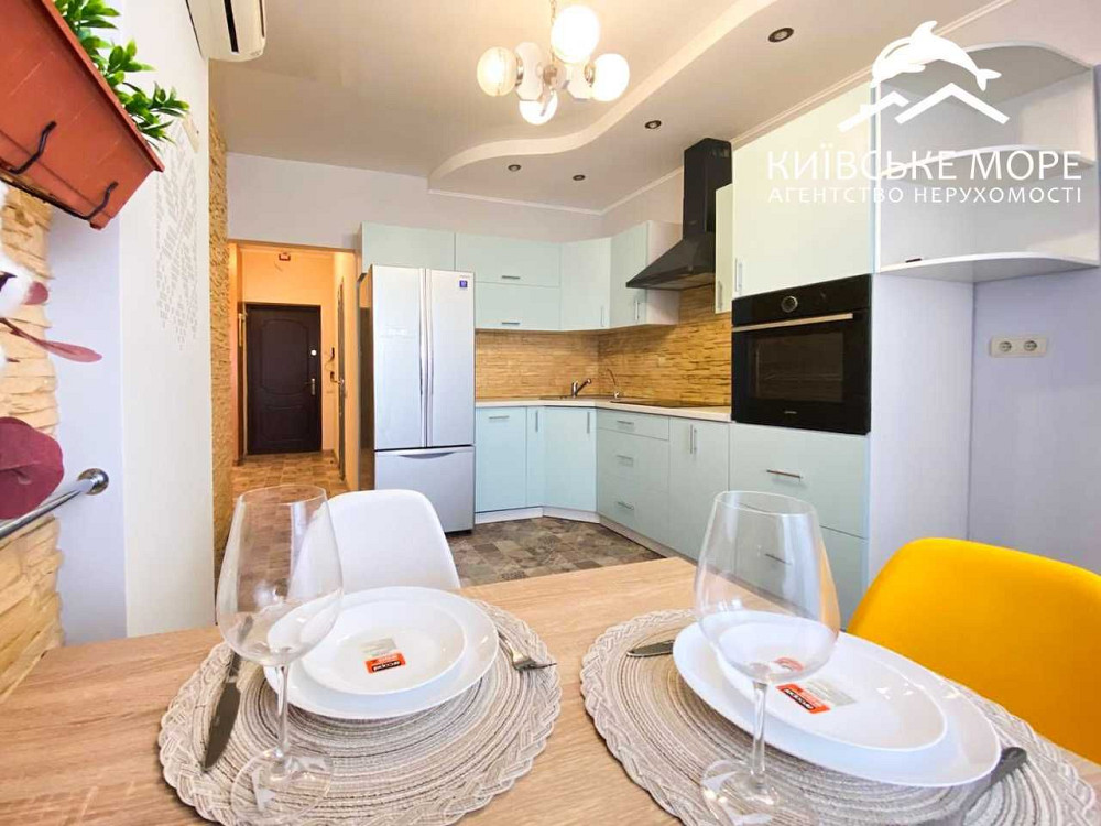 Без %, 1к квартира, 48 м2, ЖК Паркові Озера, Воскресенська 14Е Киев - изображение 2