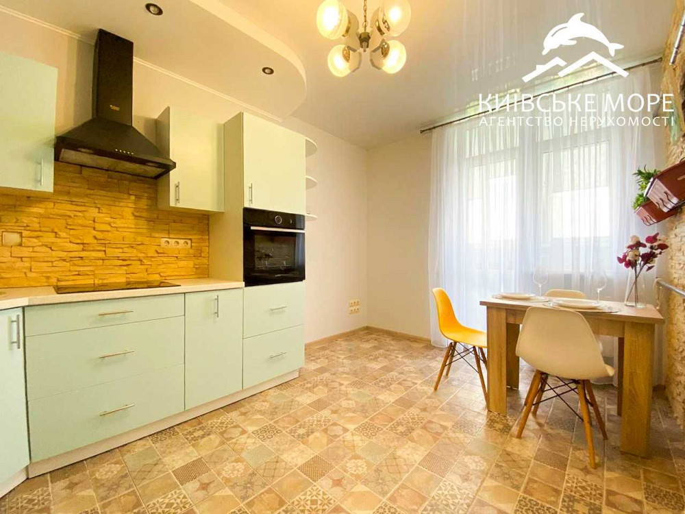 Без %, 1к квартира, 48 м2, ЖК Паркові Озера, Воскресенська 14Е Киев - изображение 4