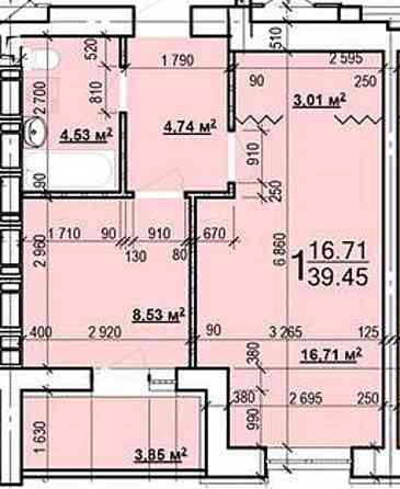 ЛУЧШЕЕ ПРЕДЛОЖЕНИЕ 1-комн кв 39,5м2 в Новострое ЖК МИРА 3 MV Харьков