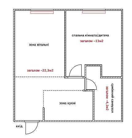 БЕЗ% ЖК Plaza Kvartal квартира з ремонтом 40м2 метро Теремки 10 хвилин Чабани