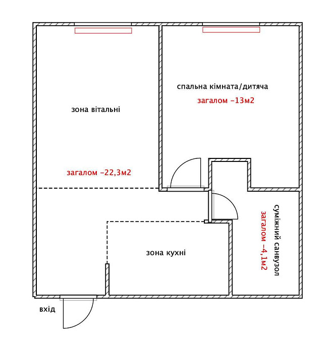 БЕЗ% ЖК Plaza Kvartal квартира з ремонтом 40м2 метро Теремки 10 хвилин Чабани - зображення 2