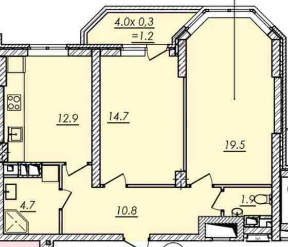 2-кімнатна квартира, Real park. Селекційний інститут. Без комісії. Одесса