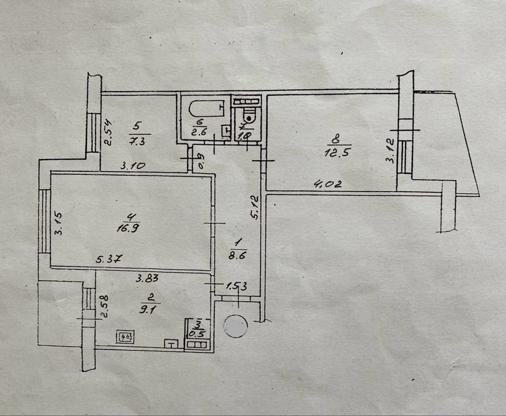 Продається 3 кімнатна квартира на Північному Ровно - изображение 8