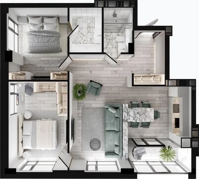 Світла 3-к квартира в ЖК Женева Днепр - изображение 2