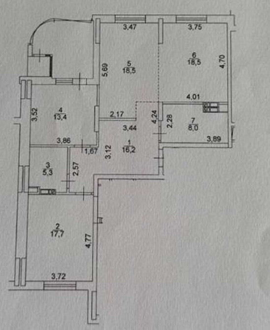 Продаж 3к кв. ЖК Міністерський, вул. Ю. Кондратюка, 3. 109 м². Без % Київ - зображення 7