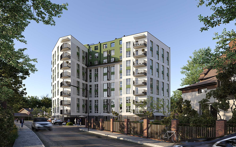 Сучасна 1-кім. ЖК GREEN PARK від забудовника БК Ярковиця BalKon Group Івано-Франківськ - зображення 1