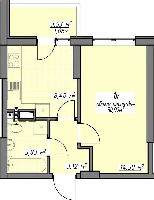 Продам квартиру в ЖК Одесские Традиции Одесса - изображение 6