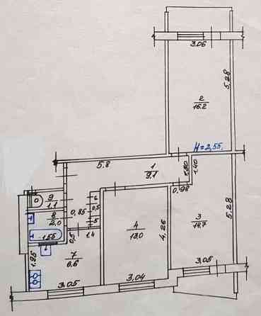 Продаю 3комн.квартиру метро Защитников Украины.Тарасовский вьезд Харьков