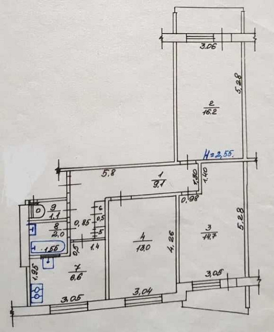 Продаю 3комн.квартиру метро Защитников Украины.Тарасовский вьезд Харьков - изображение 6