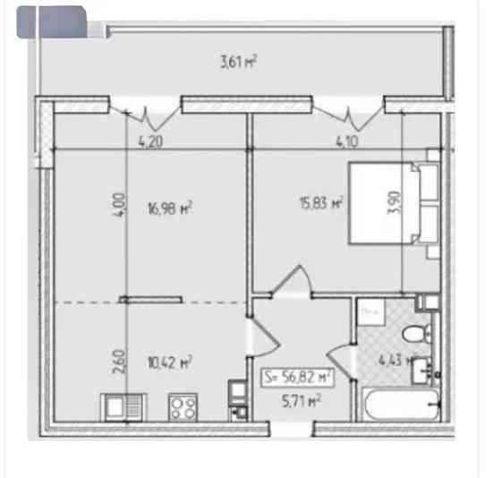 Продаж чорнової вул. Минайська Ужгород