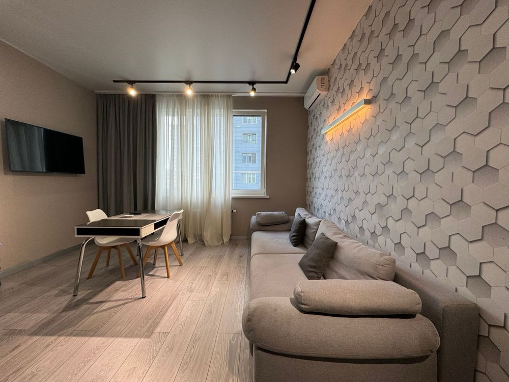 River stone оренда 1к квартири 60м2 ЖК Рівер Стоун Трускавецька 6в Київ - зображення 1